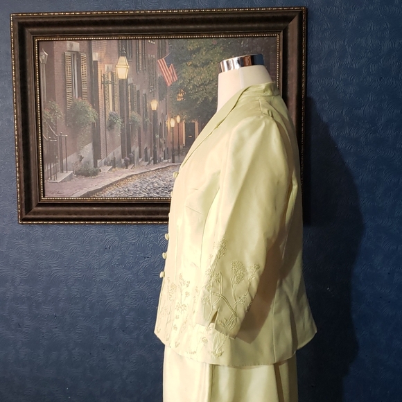 Positive Attitude 16 Lime Green Skirt Suit Church - Picture 4 of 16